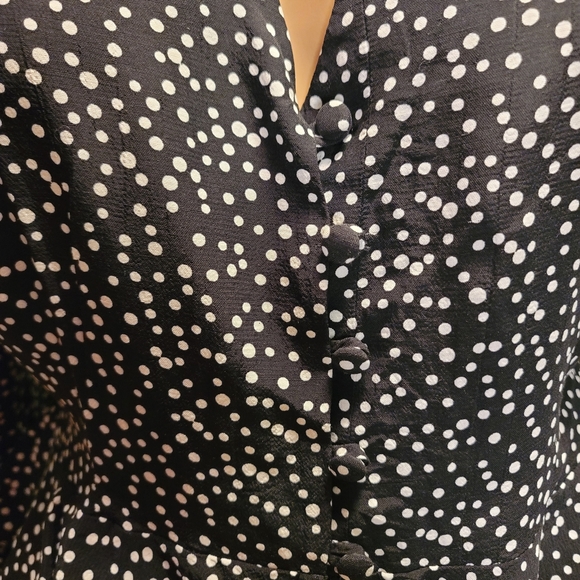 River Island Polkadot Longsleeves Blouse - Picture 4 of 14